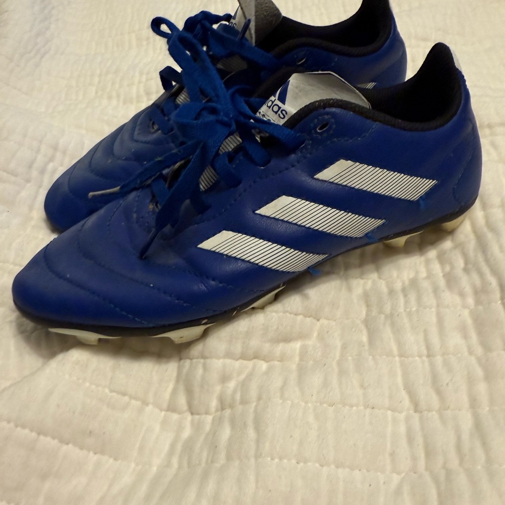 Adidas Black and Blue Athletic Shoes